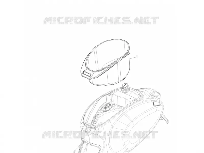 Compartimento porta-capacete