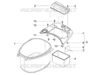 Compartimento porta-capacete