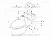 Compartimento porta-capacete