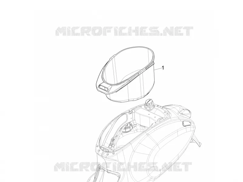 Compartimento porta-capacete