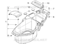 Compartimento porta-capacete