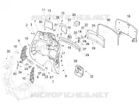 Porta-objectos dianteiro - Contra escudo