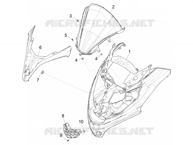 Front shield