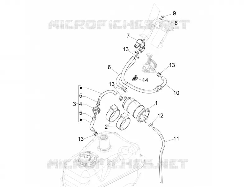 Anti-percolation system