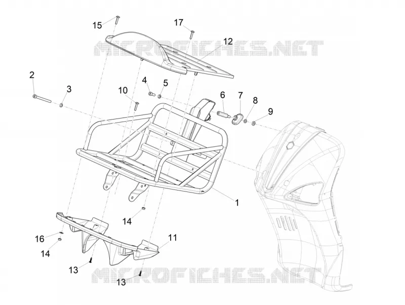 Front luggage rack
