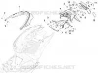 Rear cover - Splash guard