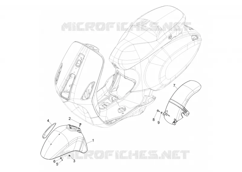 Wheel huosing - Mudguard