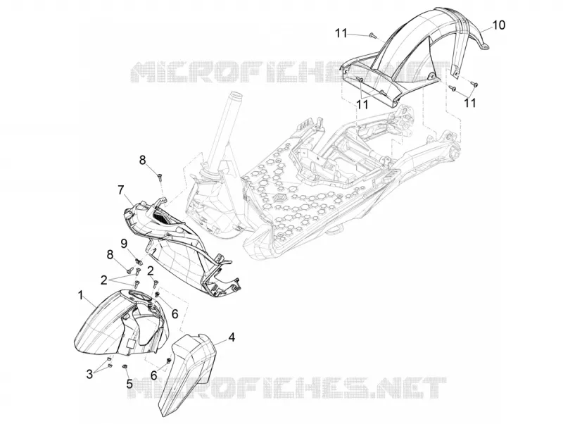 Wheel huosing - Mudguard