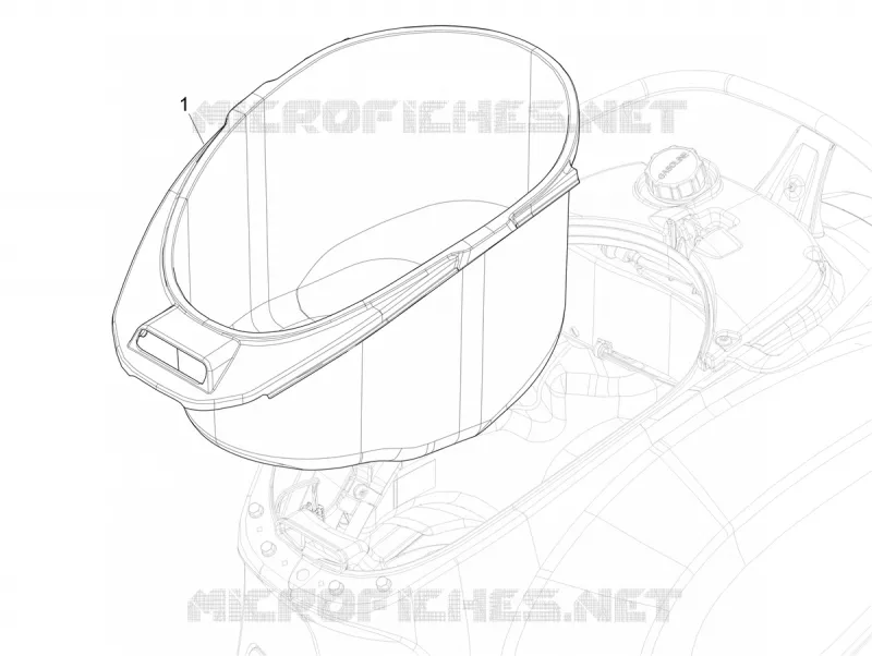 Helmet huosing - Undersaddle