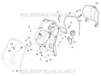 Front glove-box - Knee-guard panel