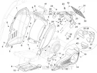 Rear cover - Splash guard