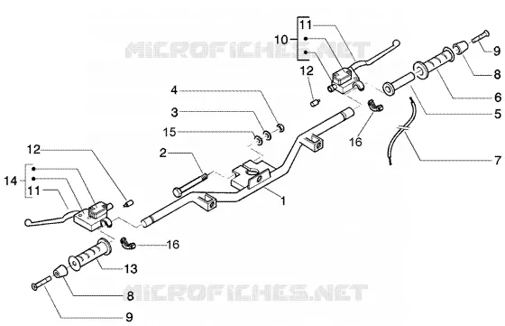 Handlebar-brake pump