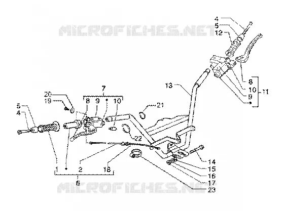 Handlebar-brake pump