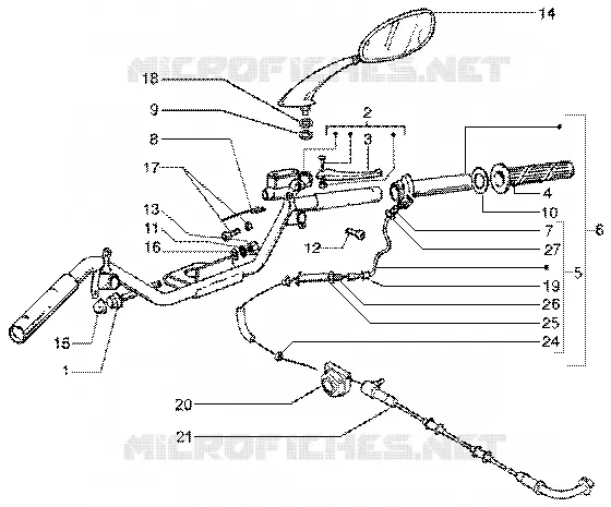 Handlebars component parts