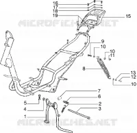 Rear shock absorber-Stand