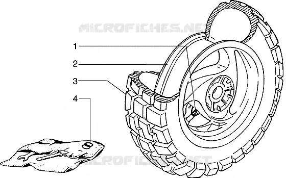 Rear wheel