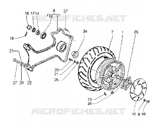 Rear wheel