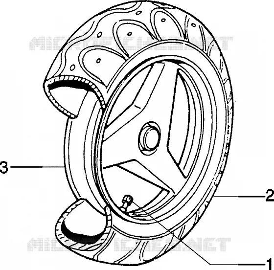 Rear wheel