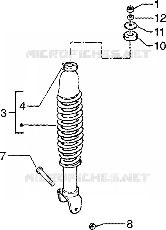 Rear damper
