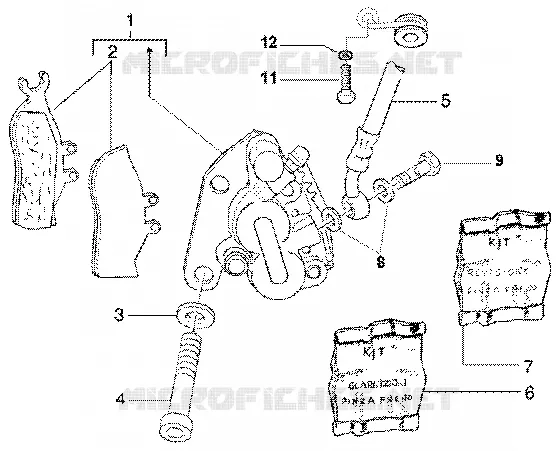 Front brake caliper