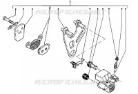 Rear brake caliper