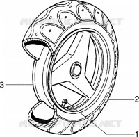 Rear wheel
