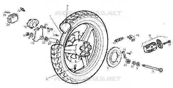 Rear wheel