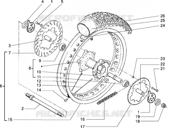 Rear wheel