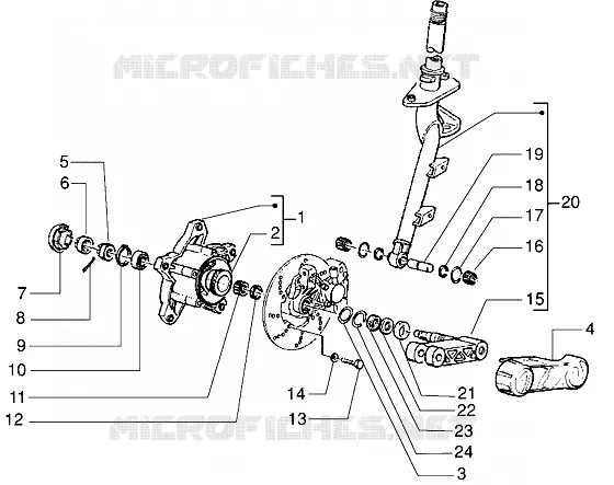 Steering column - Disc brake