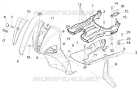 Front shield - foot board - spoiler