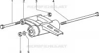 Swinging arm