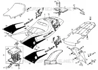 Saddle-front fender