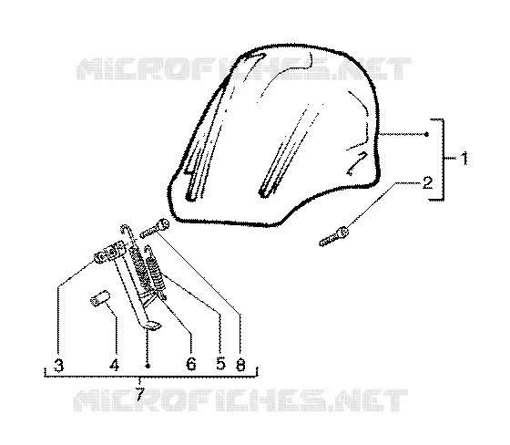 Windshield kit-stand kit
