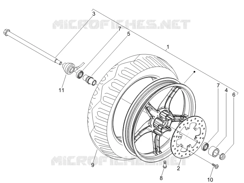 Roda dianteira