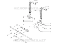 Suspensão traseira - Amortecedor/es