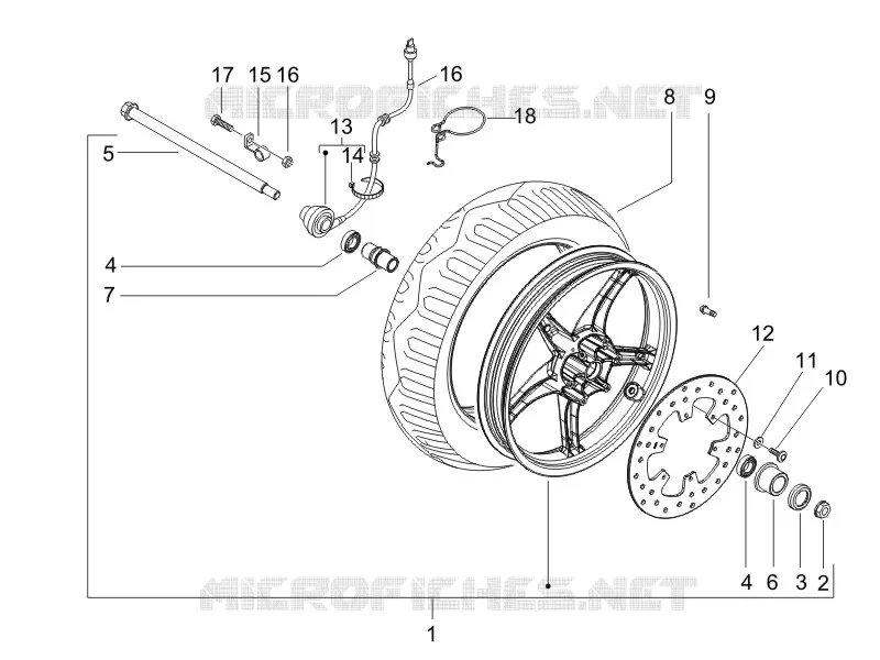 Roda dianteira