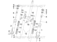 Fork s components (Kayaba)
