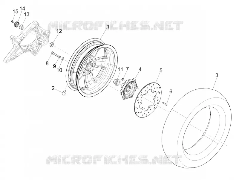 Rear wheel