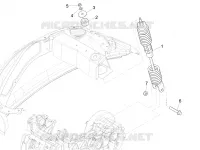 Suspensão traseira - Amortecedor/es