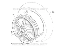 Roda dianteira