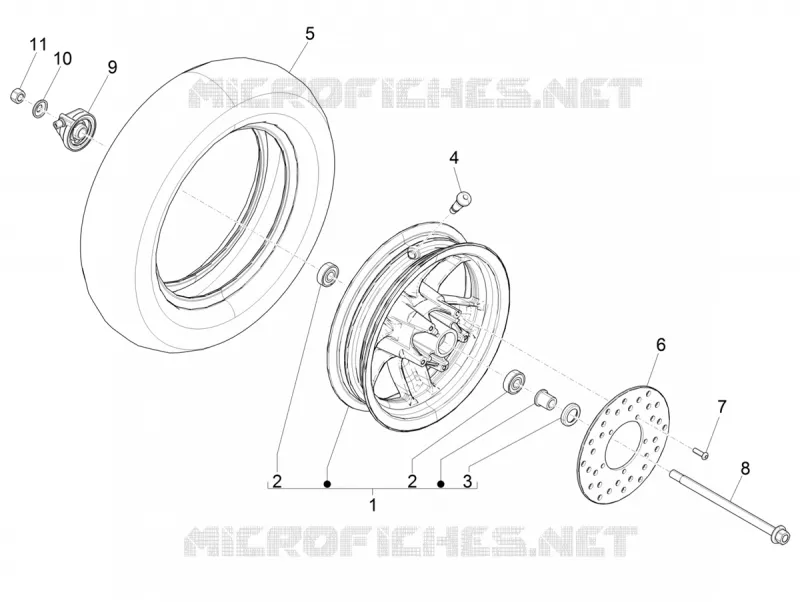 Roda dianteira