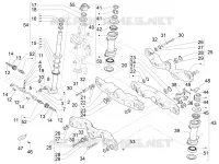 Fork/steering tube - Steering bearing unit