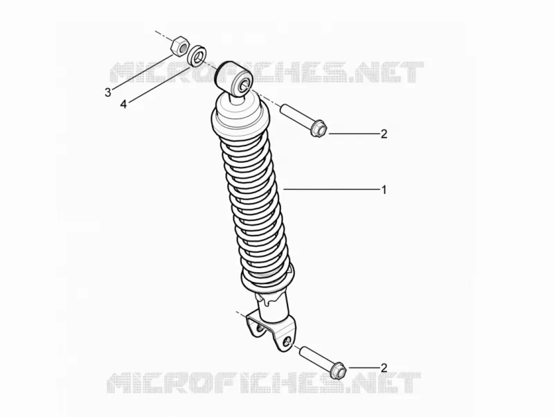 Rear suspension - Shock absorber/s