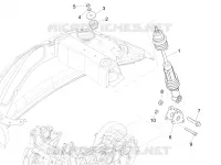 Rear suspension - Shock absorber/s
