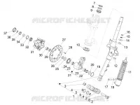 Fork/steering tube - Steering bearing unit