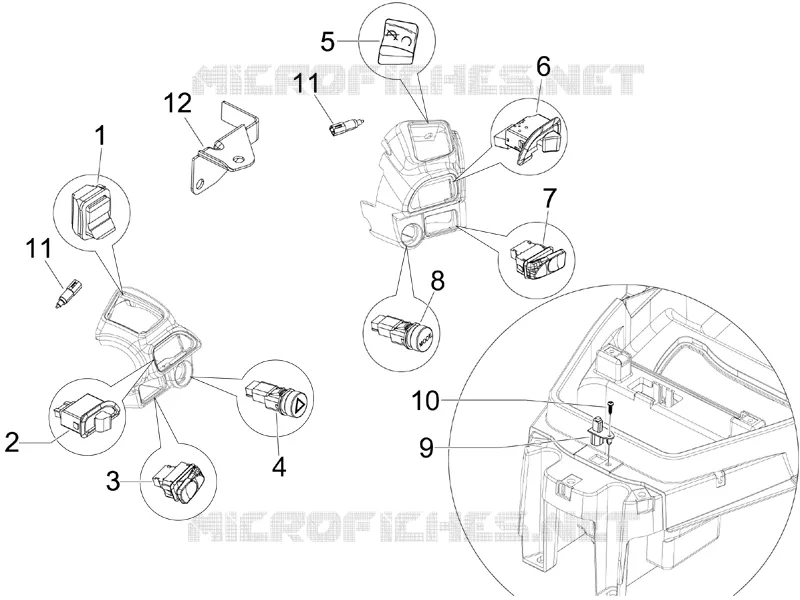 Selectors - Switches - Buttons